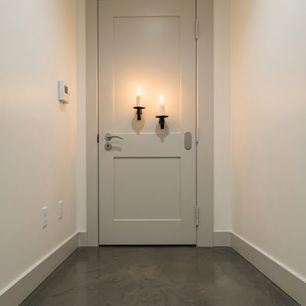 Two Candles On The Door
